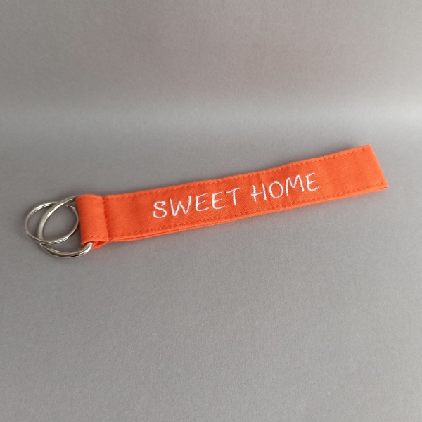 Schlüsselband "SWEET HOME" Orange